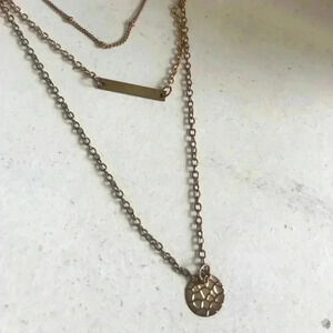 Delicate Gold Chain Layered Necklace